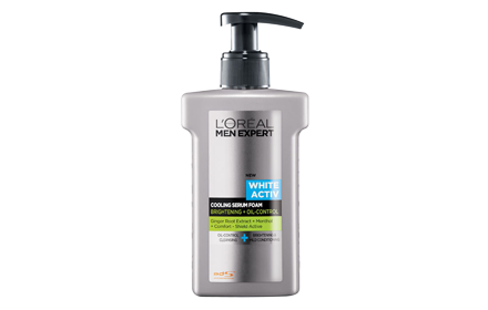 L Oreal Men Expert White Activ Oil Control Cool Serum Foam Hermo