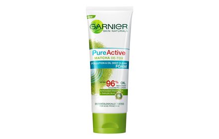 garnier matcha cleanser