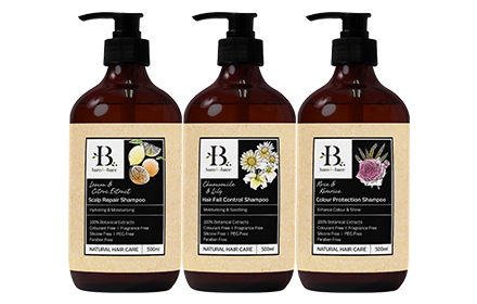 Bare For Bare Natural Hair Care Shampoo 500ml Hermo Malaysia