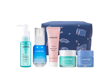 laneige skin care set for oily skin