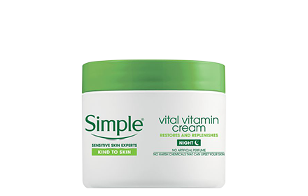 simple night cream