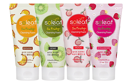 peach cleansing foam