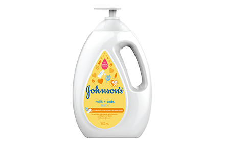 johnson baby bath milk and oats