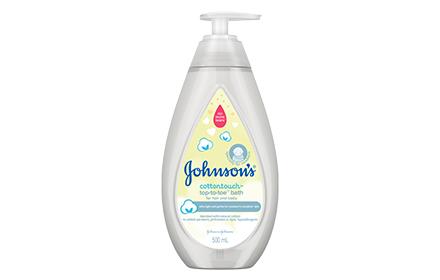 johnson baby bath cotton touch