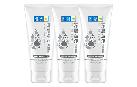 hada labo face wash deep clean & blemish control