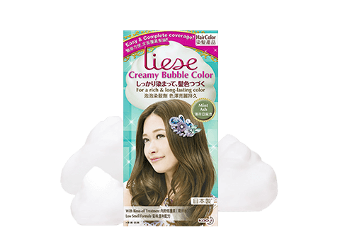 New and improved LIESE CREAMY BUBBLE COLOR has been created for young and fashion forward individuals with its wide selection of colours while not forgetting in making the hair colouring process fun and easy.