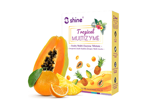 The Shine Tropical Multizyme not only helps to improve the digestive system but it also strengthens immunity. Help your loved ones stay healthy!